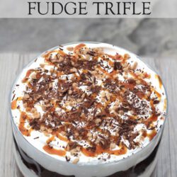 Caramel Macchiato Fudge Trifle #FoundMyDelight
