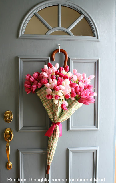 "April Showers" wreath - so cute for Spring!