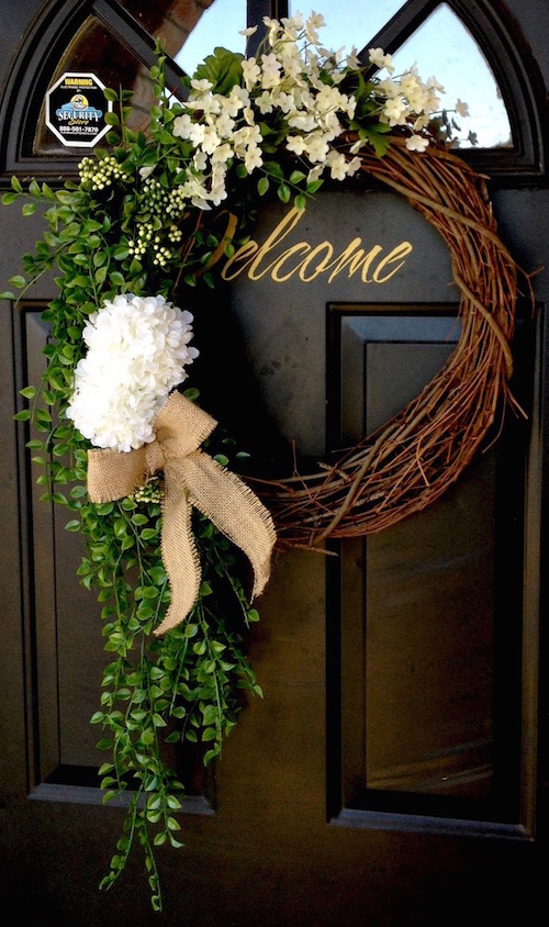 Spring Welcome Wreath