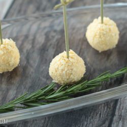 Delicious mini cheese ball bites are perfect for party appetizers!