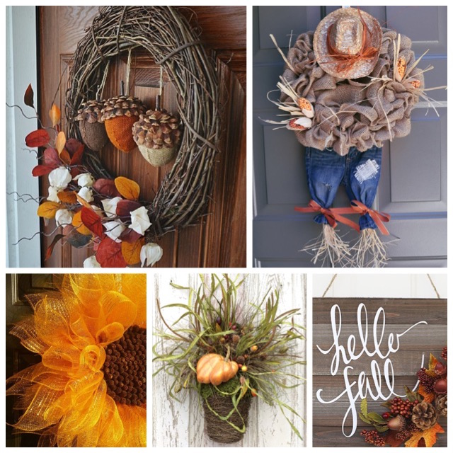 Fall Decorations 30 Gorgeous Fall Wreaths Lydi Out Loud