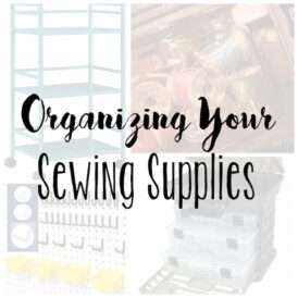 What great organizing hacks for sewing supplies!