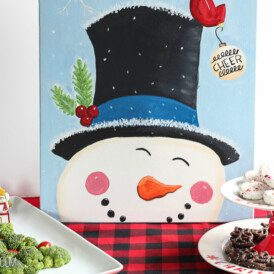 Christmas Painting Party - such a fun holiday party idea!