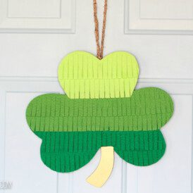 Ombre Fringe St. Patrick's Day Wreath