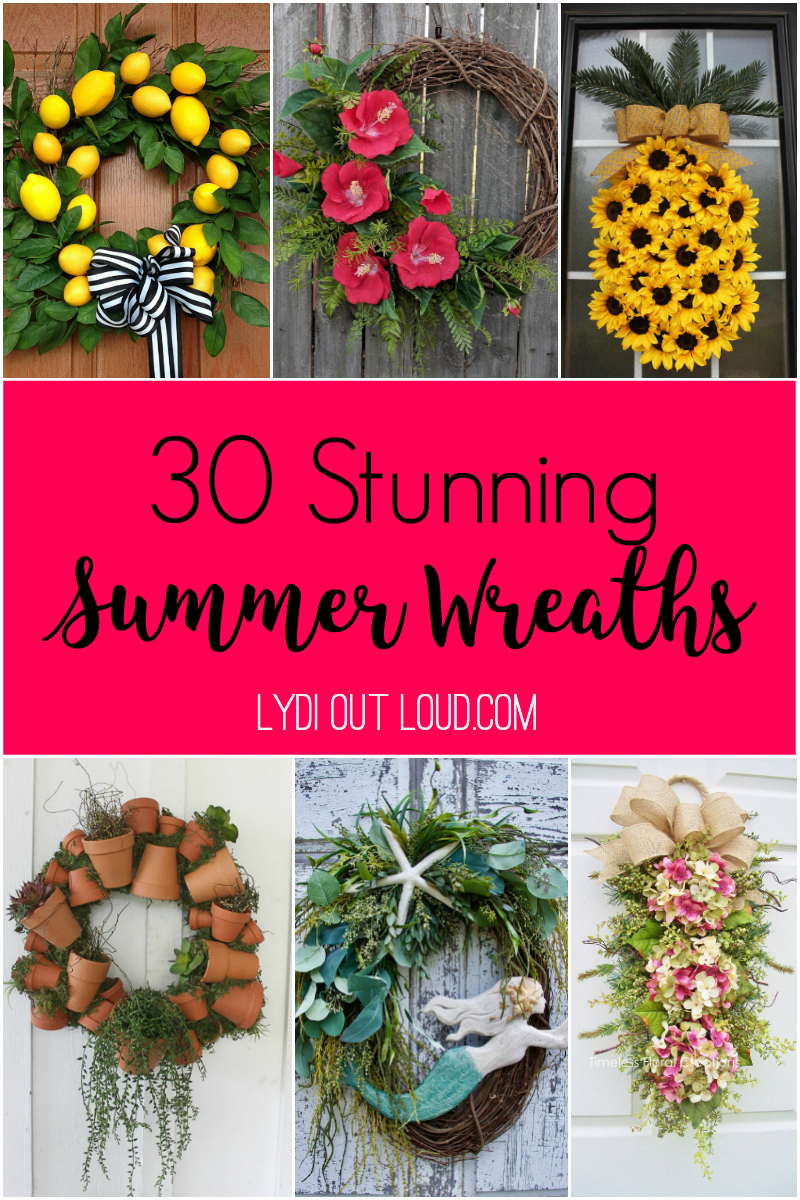 30 Beautiful Summer Wreaths