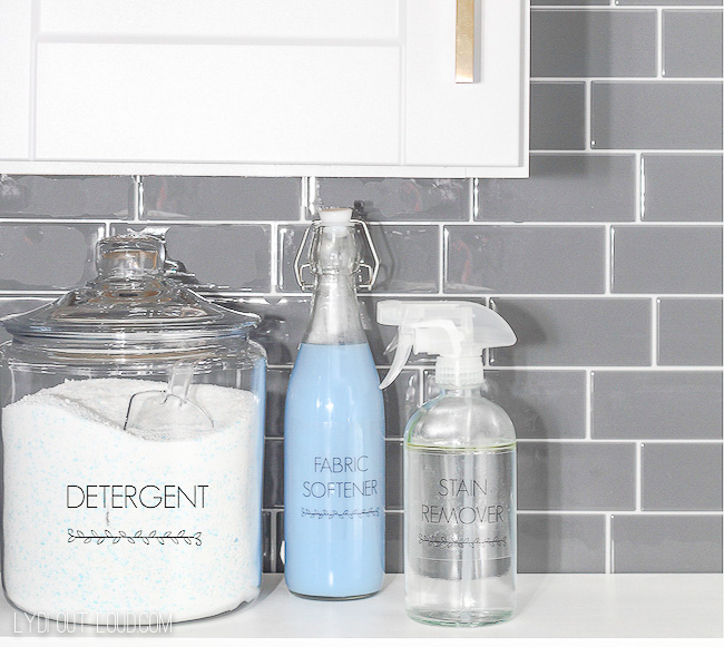 Pretty Laundry Room Organization With Printable Laundry Labels Lydi