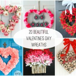 20 Sweet Valentine's Day Wreaths