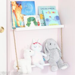 Decorative DIY Nursery Storage Ideas - One Room Challenge Week 3