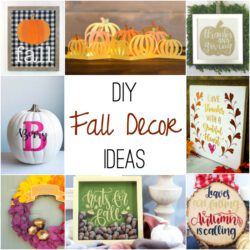 30 Fall Decor Ideas to Make with a Cricut