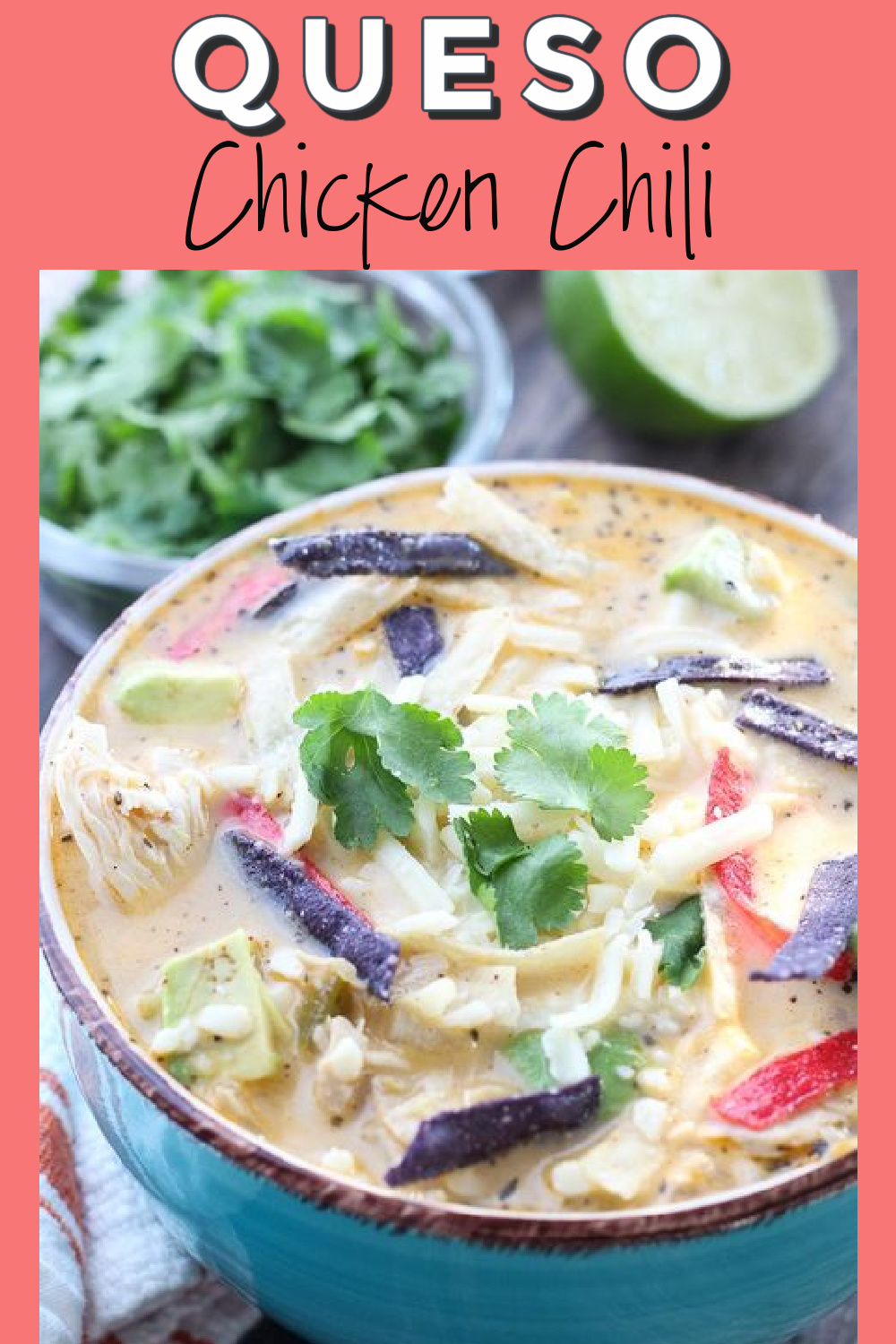 Queso White Chicken Chili Recipe Lydi Out Loud