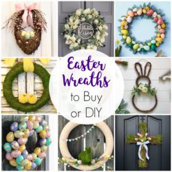 30 Beautiful Easter Wreaths to DIY or Buy