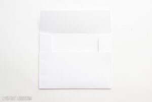 DIY Envelopes with a Cricut - Paper Wreath Christmas Cards