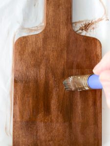 stained ikea cutting board