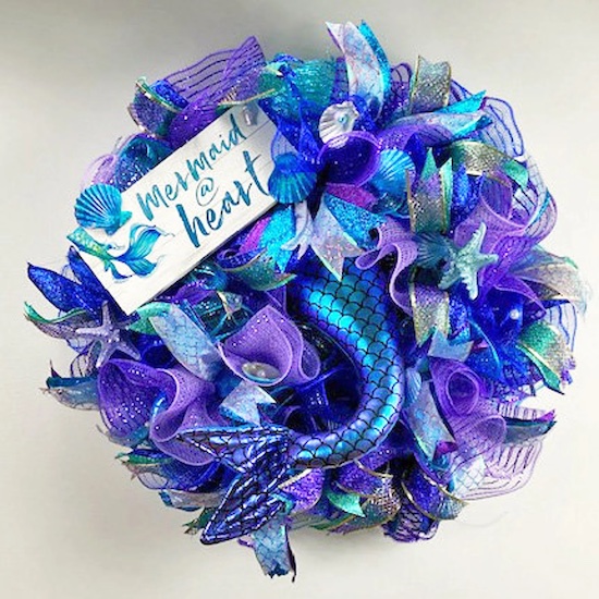 mermaid wreath
